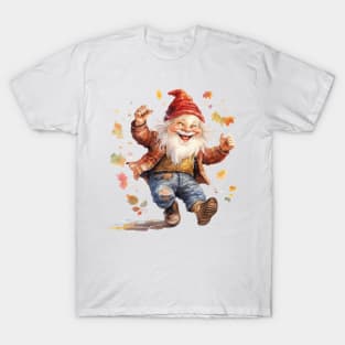 Autumn Happy Gnome #1 T-Shirt